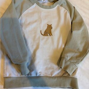 Jamie Kay Cream and Light Green Sweatshirt